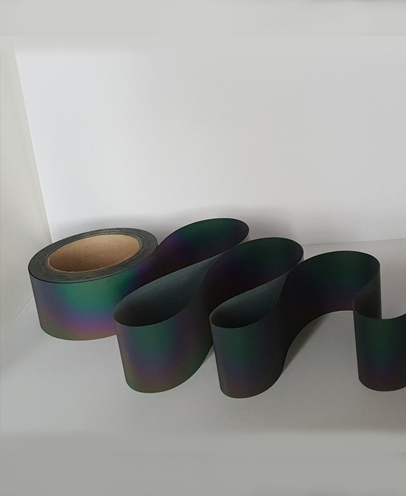HT-02ID Series Ordinary-light Rainbow Reflective Heat Transfer Vinyl Trim