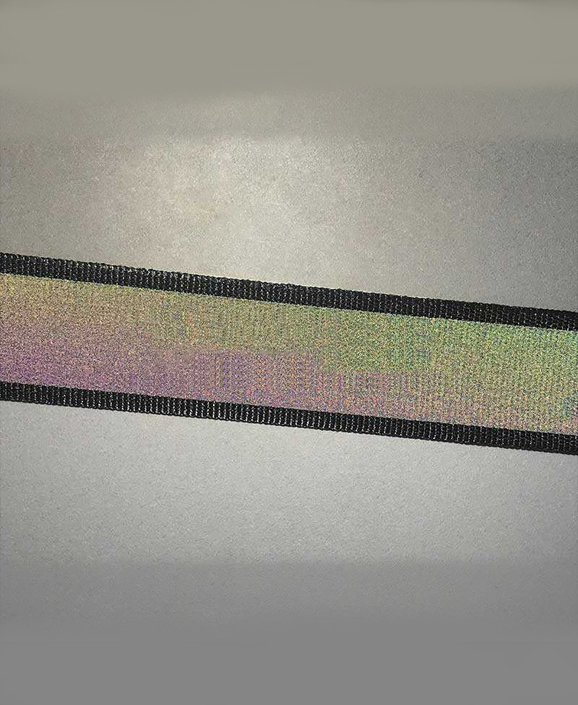 RB-12ID-RH Series Rainbow Reflective Ribbon Trim